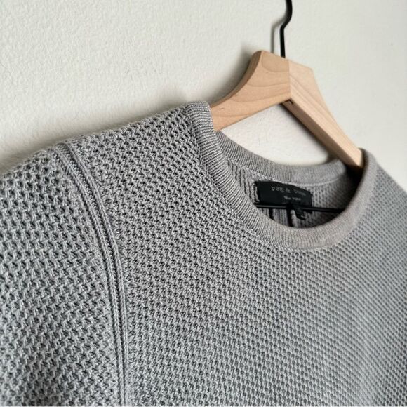 RAG & BONE grey knit sweater - Picture 7 of 7